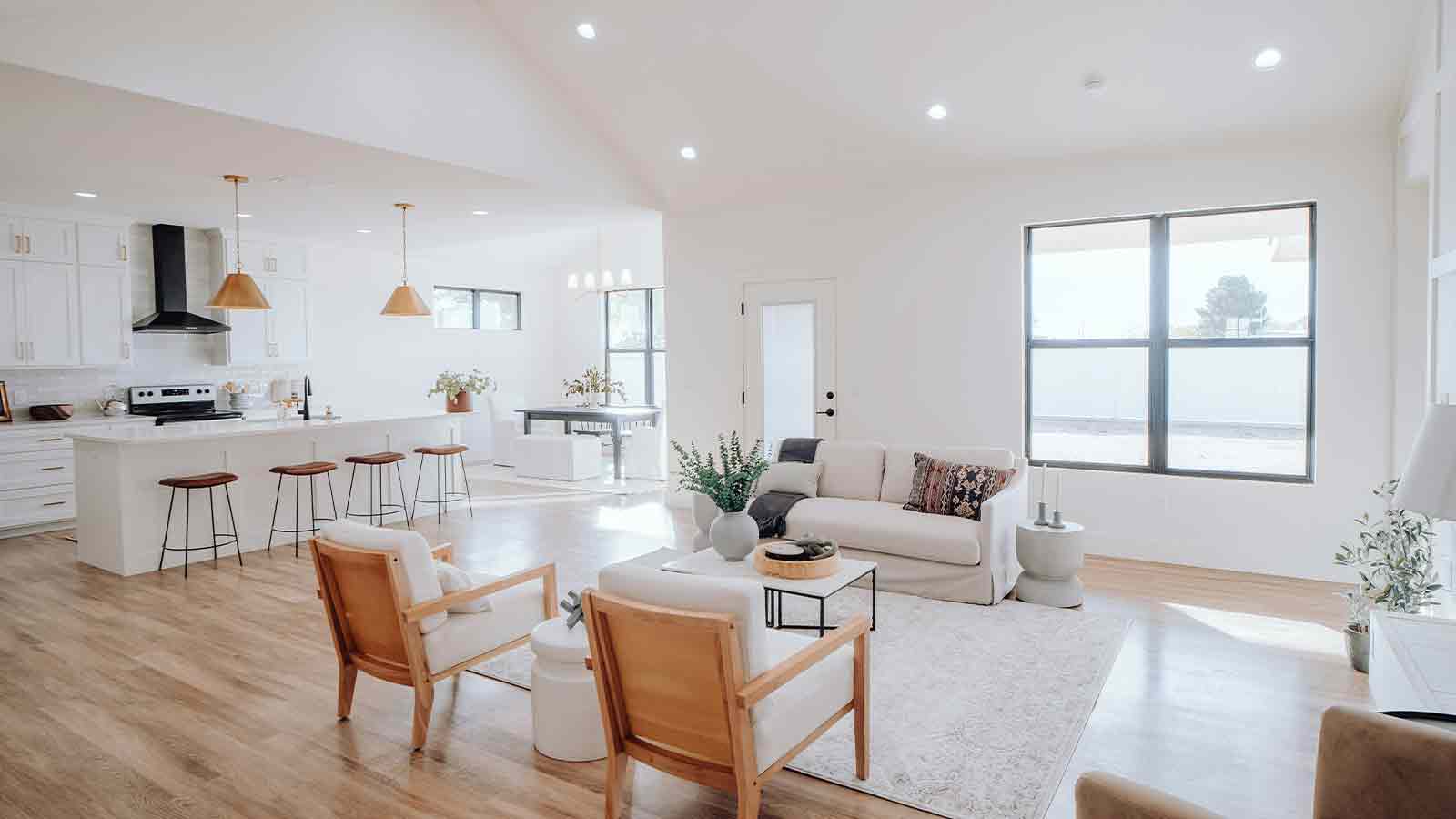 living room example of Title Abstractors Public Record Research